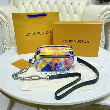 ルイヴィトン LOUISVUITTON 057-M44735C　2022年最新入荷 ミニ ソフトトランク 斜め掛け ショルダーバッグ クロスボディバッグ キャリーバッグ