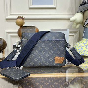 ルイヴィトン LOUISVUITTON 057-M46340　2022年最新入荷 トリオ メッセンジャーバッグ フラップバッグ 斜め掛け ショルダーバッグ クロスボディバッグ
