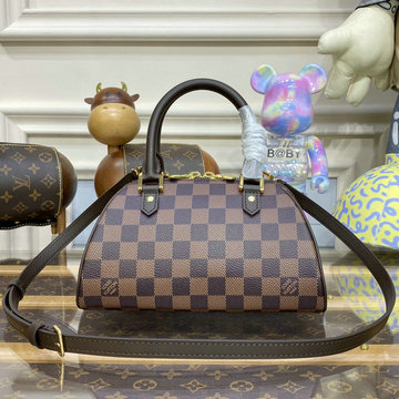 ルイヴィトン LOUISVUITTON 057-N50202　2022年最新入荷 ミニ トートバッグ ハンドバッグ 2way 斜め掛け ショルダーバッグ クロスボディバッグ ダミエエベヌキャンパス