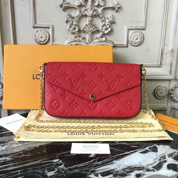 ルイヴィトン LOUISVUITTON 057-M68697R　2022年最新入荷 ポシェット フェリシー チェーンポーチ 斜め掛け ショルダーバッグ クロスボディバッグ モノグラム アンプラント