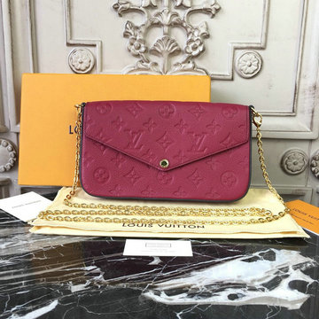 ルイヴィトン LOUISVUITTON 057-M68697Z　2022年最新入荷 ポシェット フェリシー チェーンポーチ 斜め掛け ショルダーバッグ クロスボディバッグ モノグラム アンプラント