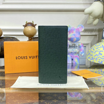 ルイヴィトン LOUISVUITTON 057-M81554G　2022年最新入荷 ポルトフォイユ ブラザ NM 二つ折り長財布 ロングウォレット カードケース 札入れ タイガ レザー