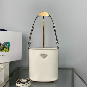 商品名称：プラダ PRADA GH-PD1BE059QBS　2022年最新入荷 ミニ バゲットバッグ トートバッグ 2way 斜め掛け ショルダーバッグ クロスボディバッグ カーフレザー レディースかばん