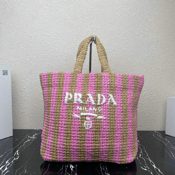 商品名称：プラダ PRADA GH-PD1BG392TFH　2022年最新入荷 ラフィア トートバッグ ハンドバッグ トップハンドルバッグ レディースかばん