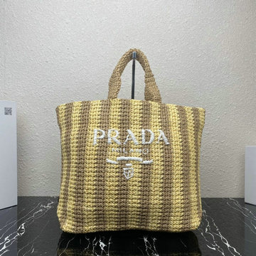 商品名称：プラダ PRADA GH-PD1BG392TQY　2022年最新入荷 ラフィア トートバッグ ハンドバッグ トップハンドルバッグ レディースかばん