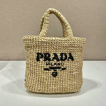 商品名称：プラダ PRADA GH-PD1BG422WXS　2022年最新入荷 ラフィア トートバッグ ハンドバッグ トップハンドルバッグ レディースかばん