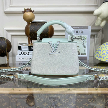 商品名称：ルイヴィトン LOUISVUITTON 057-M20727　2021年最新作 カプシーヌ MINI トップハンドルバッグ トートバッグ ハンドバッグ 2way 斜め掛け ショルダーバッグ
