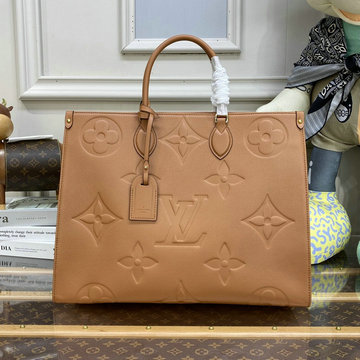 ルイヴィトン LOUISVUITTON 057-M44576　2022年最新入荷 オンザゴー ハンドバッグ トートバッグ ママバッグ ショッピングバッグ ウィメンズかばん モノグラム キャンバス
