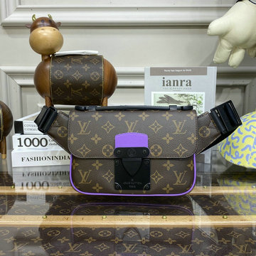 ルイヴィトン LOUISVUITTON 057-M45807L　2022年最新入荷 Sロック スリングバッグ ウェストバッグ 斜め掛け ショルダーバッグ クロスボディバッグ スクエアバッグ