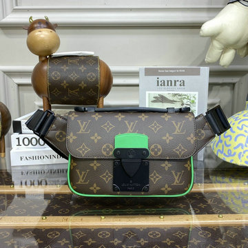 ルイヴィトン LOUISVUITTON 057-M45807G　2022年最新入荷 Sロック スリングバッグ ウェストバッグ 斜め掛け ショルダーバッグ クロスボディバッグ スクエアバッグ