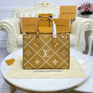 商品名称：ルイヴィトン LOUISVUITTON 057-M46015　2022年最新入荷 オンザゴー ハンドバッグ トートバッグ ママバッグ ショッピングバッグ ウィメンズかばん