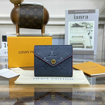 商品名称：ルイヴィトン LOUISVUITTON 057-M58880　2019年最新入荷 ポルトフォイユ ゾエ 三つ折り短財布 ショートウォレット モノグラムアンプラント レザー