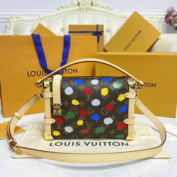 商品名称：ルイヴィトン LOUISVUITTON 057-M46396　2022年最新入荷 サイド トランク PM トートバッグ 2way 斜め掛け ショルダーバッグ クロスボディバッグ
