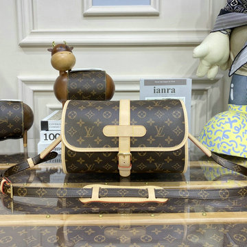 商品名称：ルイヴィトン LOUISVUITTON 057-M51369　2022年最新入荷 斜め掛け ショルダーバッグ フラップバッグ クロスボディバッグ モノグラムキャンパス 男女兼用