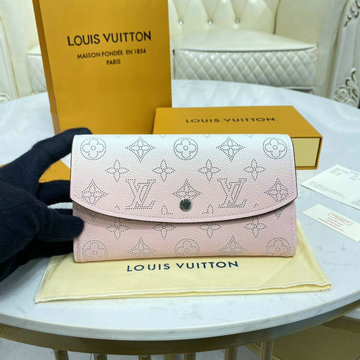 商品名称：ルイヴィトン LOUISVUITTON 057-M60143JF　2022年最新入荷 ポルトフォイユ イリス 二つ折り長財布 ロングウォレット カード入れ 札入れ マヒナレザー