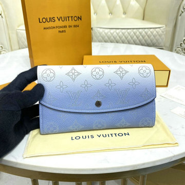 商品名称：ルイヴィトン LOUISVUITTON 057-M60143JL　2022年最新入荷 ポルトフォイユ イリス 二つ折り長財布 ロングウォレット カード入れ 札入れ マヒナレザー