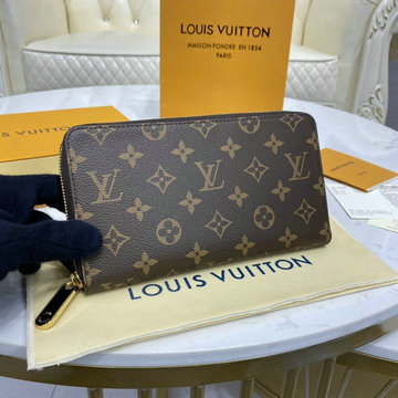 ルイヴィトン LOUISVUITTON 057-M62581　2020年最新入荷 ジッピー オーガナイザー NM ファスナー長財布 ロングウォレット ジッピーウォレット モノグラムキャンパス