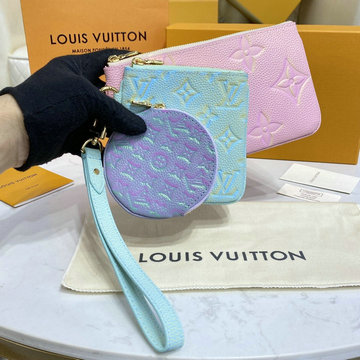 ルイヴィトン LOUISVUITTON 057-M81293　2022年最新入荷 ポシェット トリオ ポーチ 手持ちかばん ジッピーウォレット ファスナー長財布 小銭入れ