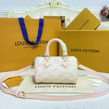 ルイヴィトン LOUISVUITTON 057-M81508　2022年最新入荷 ナノ スピーディ ボストンバッグ トートバッグ 2way 斜め掛け ショルダーバッグ クロスボディバッグ