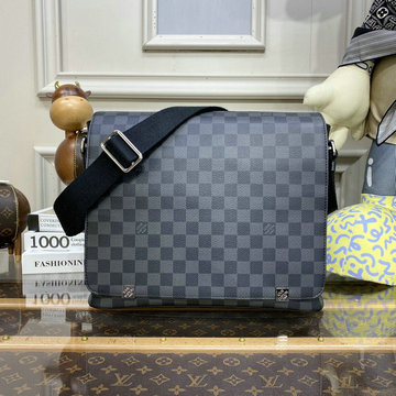 ルイヴィトン LOUISVUITTON 057-N41029　2022年最新入荷 ディストリクト NM メッセンジャーバッグ 斜め掛け ショルダーバッグ フラップバッグ メンズかばん ダミエキャンパス