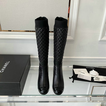 商品名称：シャネル CHANEL 26-CHJ22081P　2022年秋冬最新入荷 ウィメンズ ロングブーツ ミドルヒールシューズ ジップクロージャー レディースシューズ カジュアルシューズ