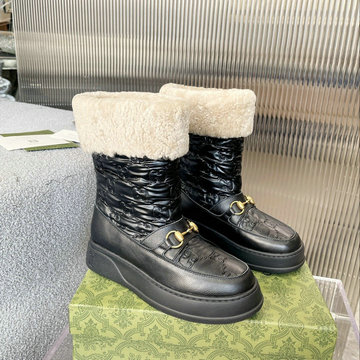 商品名称：グッチ GUCCI 26-GGJ22063P　2022年秋冬最新入荷 ショートブーツ スノーブーツ 暖かい レディースシューズ カジュアルシューズ 靴