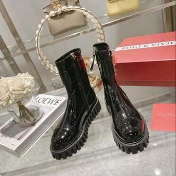 ロジェヴィヴィエ ROGER VIVIER 26-RVJ22011Q　2022年秋冬最新入荷 ショートブーツ アンクルブーツ カジュアルシューズ レディースシューズ ジップクロージャー