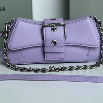 バレンシアガ BALENCIAGA 025-BA706PZS　2022年最新入荷 LINDSAY スモールショルダーバッグ チェーンポーチ ストラップ付き マグネット開閉 レディースバッグ