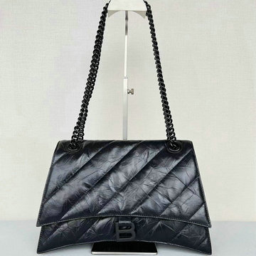 バレンシアガ BALENCIAGA 025-BA92885DBK　2022年最新入荷 Downotwn Medium ショルダーバッグ チェーンバッグ クロスボディバッグ カーフスキン