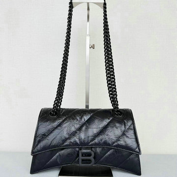 バレンシアガ BALENCIAGA 025-BA92885XBK　2022年最新入荷 Downotwn スモール ショルダーバッグ チェーンバッグ クロスボディバッグ カーフスキン