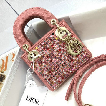 クリスチャンディオール CHRISTIAN DIOR 025-CD0856ZFH　2022年最新入荷 Lady Dior マイクロバッグ トートバッグ ハンドバッグ 2way ショルダーバッグ