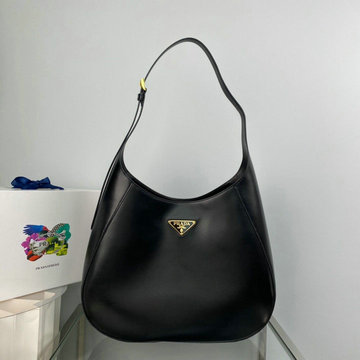 商品名称：プラダ PRADA 025-PD1BC181BK　2022年最新入荷 ホーボーバッグ トートバッグ 2way 肩掛け ショルダーバッグ クロスボディバッグ カーフレザー