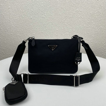 商品名称：プラダ PRADA 025-PD1BH046BK　2022年最新入荷 メッセンジャーバッグ 斜め掛け ショルダーバッグ クロスボディバッグ ナイロン