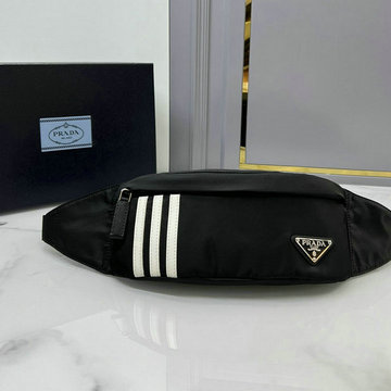 商品名称：プラダ PRADA 025-PD2VL034TBK　2022年最新作 ウェストバッグ ベルトバッグ 斜め掛け ショルダーバッグ クロスボディバッグ メンズかばん