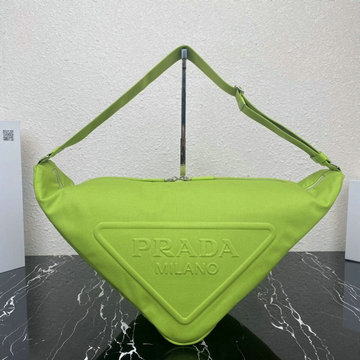 商品名称：プラダ PRADA 025-PD2VY007BGL　2022年最新作 トライアングル キャンパスバッグ 斜め掛け ショルダーバッグ クロスボディバッグ ファスナー開閉式