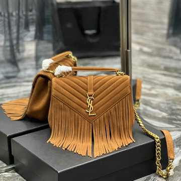 イヴサンローラン Saint laurent YSL 025-YSL392737ZS　2022年最新入荷 カレッジ ミディアム チェーンバッグ 斜め掛け ショルダーバッグ クロスボディバッグ