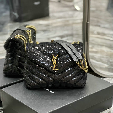 イヴサンローラン Saint laurent YSL 025-YSL494699BK　2022年最新入荷 ルル ミディアム チェーンバッグ 斜め掛け ショルダーバッグ クロスボディバッグ