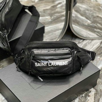 イヴサンローラン Saint laurent YSL 025-YSL581375BK　2022年最新入荷 ヌックス ボディバッグ ウェストバッグ ベルトバッグ クロスボディバッグ ナイロン