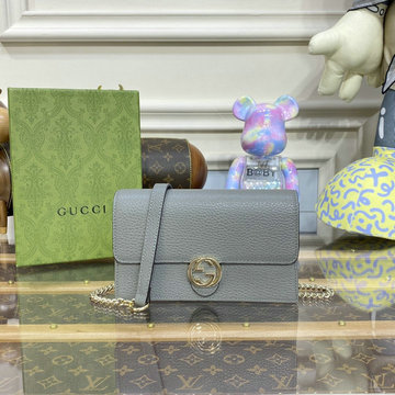 商品名称：グッチ GUCCI 057-GG510314QH　2022年最新入荷 GGマーモント チェーンウォレット ショルダー付き 長財布 クロスボディバッグ レザー