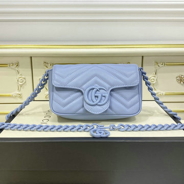 商品名称：グッチ GUCCI 057-GG699757QQL　2022年最新入荷 GGマーモント ベルトバッグ チェーンポーチ 斜め掛け ショルダーバッグ クロスボディバッグ レディースかばん