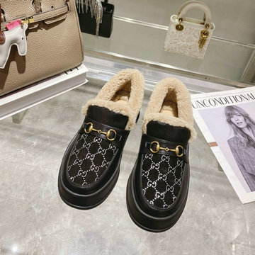 商品名称：グッチ GUCCI 26-GGJ22064X　2022年秋冬最新入荷 ローファーシューズ フラットシューズ スノーブーツ 暖かい レディースシューズ カジュアルシューズ 靴