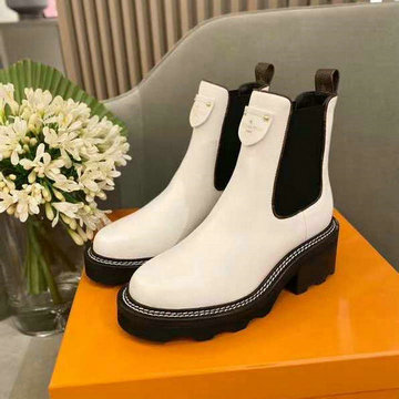 ルイヴィトン LOUISVUITTON 26-LVJ22046　2022年秋冬最新入荷 LV ボブール ライン アンクルブーツ ショートブーツ フラットシューズ カジュアルシューズ