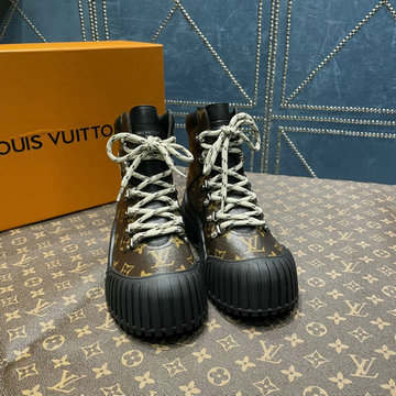 商品名称：ルイヴィトン LOUISVUITTON 26-LVJ22048L　2022年秋冬最新入荷 ルビー ライン アンクルブーツ レースアップシューズ カジュアルシューズ マーティンブーツ
