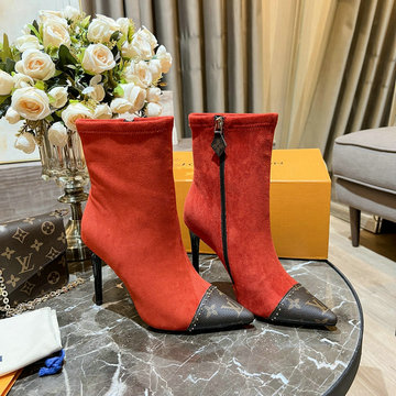 商品名称：ルイヴィトン LOUISVUITTON 26-LVJ22050RR　2022年秋冬最新入荷 ミドルブーツ ハイヒールシューズ ピンヒール カジュアルシューズ レディースシューズ 靴