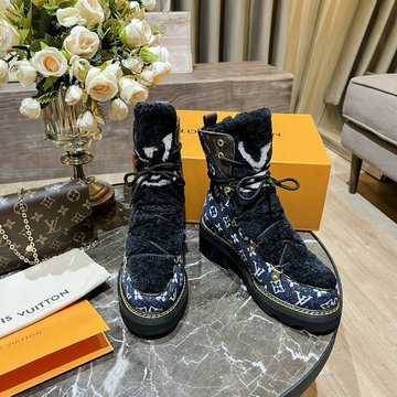 ルイヴィトン LOUISVUITTON 26-LVJ22049H　2022年秋冬最新入荷 アンクルブーツ ショートブーツ レースアップシューズ マーティンブーツ カジュアルシューズ