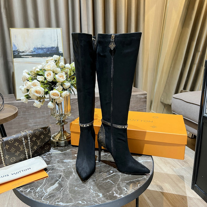 商品名称：ルイヴィトン LOUISVUITTON 26-LVJ22051RK　2022年秋冬最新入荷 ロングブーツ ハイヒールシューズ ピンヒール カジュアルシューズ レディースシューズ 靴