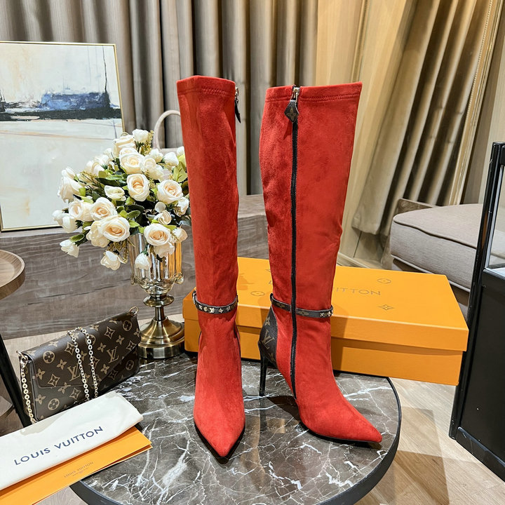 商品名称：ルイヴィトン LOUISVUITTON 26-LVJ22051RR　2022年秋冬最新入荷 ロングブーツ ハイヒールシューズ ピンヒール カジュアルシューズ レディースシューズ 靴
