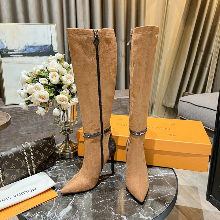 商品名称：ルイヴィトン LOUISVUITTON 26-LVJ22051RT　2022年秋冬最新入荷 ロングブーツ ハイヒールシューズ ピンヒール カジュアルシューズ レディースシューズ 靴