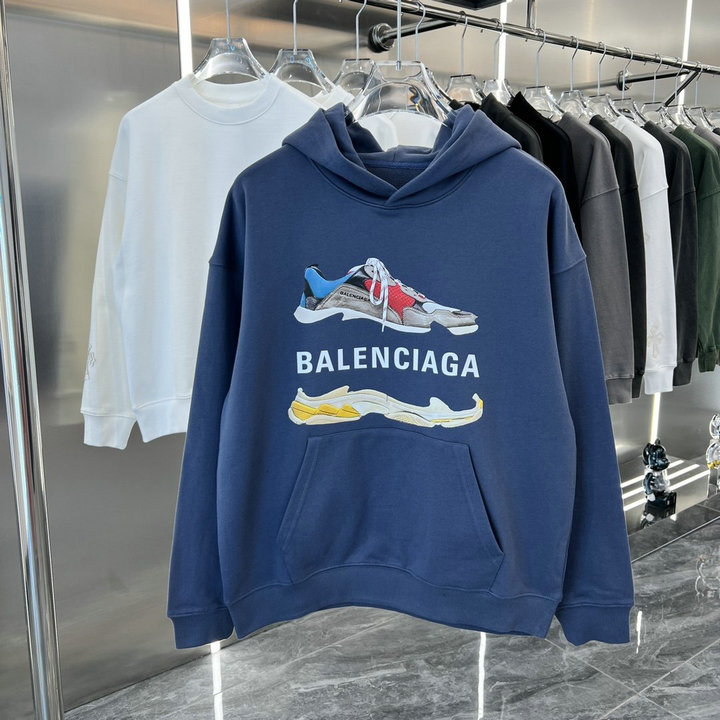商品名称：バレンシアガ BALENCIAGA MS-WYBA22003　2022年秋冬最新入荷 パーカー フーディースウェット ロングスリーブ トップス 長袖 クルーネック カジュアル 男女兼用