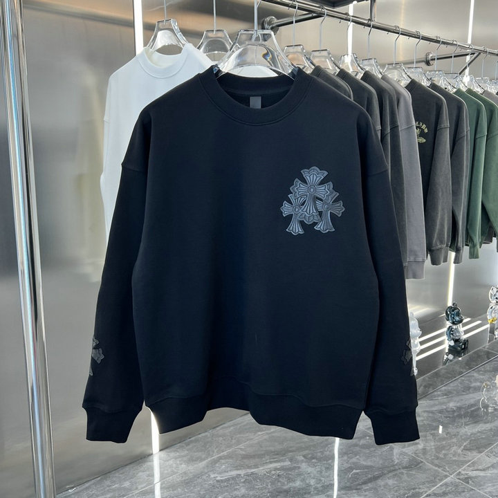商品名称：クロムハーツ Chrome Hearts MS-WYCM22003　2022年秋冬最新入荷 パーカー スウェットシャツ ロングスリーブ トップス 長袖 クルーネック カジュアル
